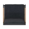 Flash Furniture Black Teak Accented Patio Chair with Cushions GM-201027-1S-CH-GG - alternate 10